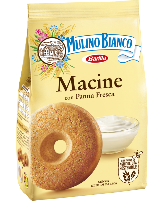 Mulino Bianco Macine Biscuits 350g – Authentic Italian Breakfast Cookies UK
