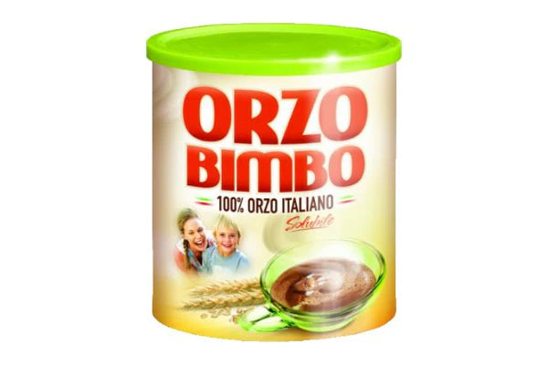 Orzo Bimbo Instant Barley Coffee Drink – 100% Italian Barley (Caffeine Free)