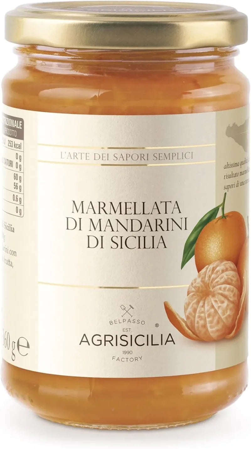 Agrisicilia Mandarin Marmalade – Sicilian Citrus Preserve (360g)