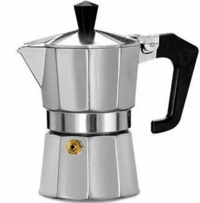 Italian Moka Coffee Maker 1 Cup – Stovetop Espresso Pot (Aluminium)