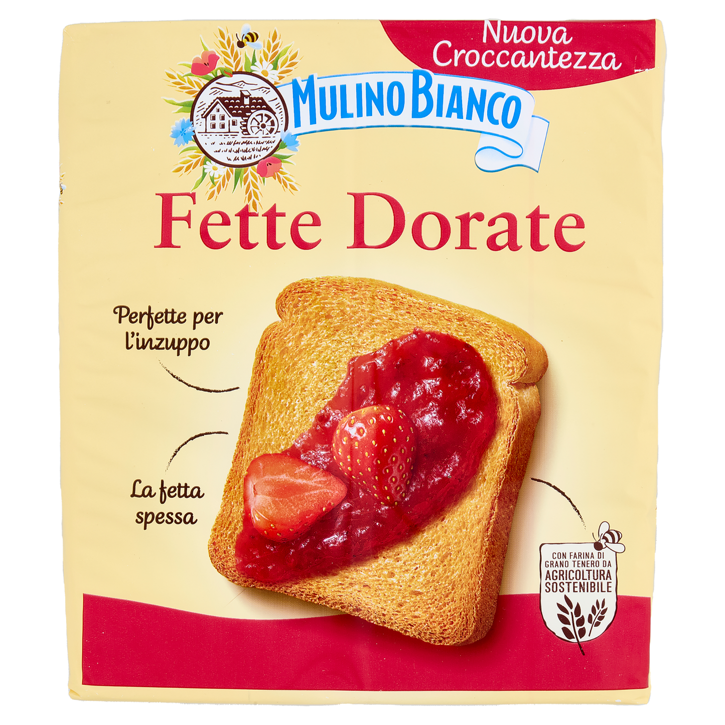 Mulino Bianco Fette Biscottate Dorate 315g – Italian Toasted Bread Slices UK