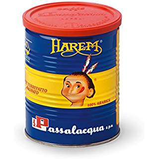 Passalaqua Harem Ground Coffee – 250 g Tin | Premium Italian Espresso Blend