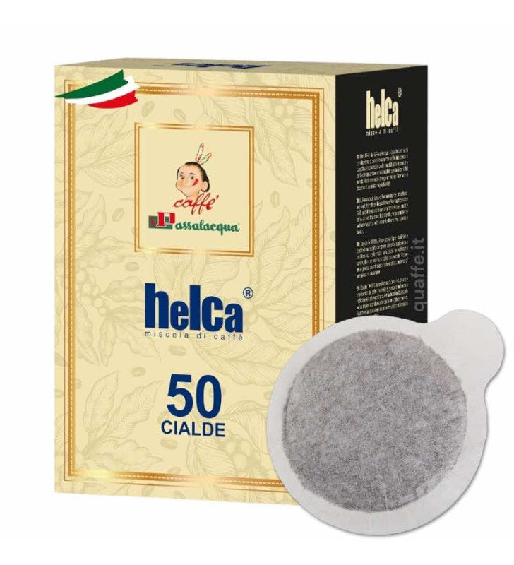 Passalacqua Helca ESE Coffee Pods – 50 Compostable Pods (44mm)