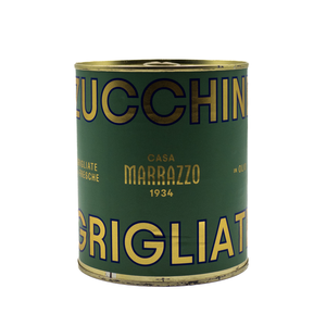 Casa Marrazzo Premium Italian Grilled Courgettes in Oil 1934 Tin - 750g