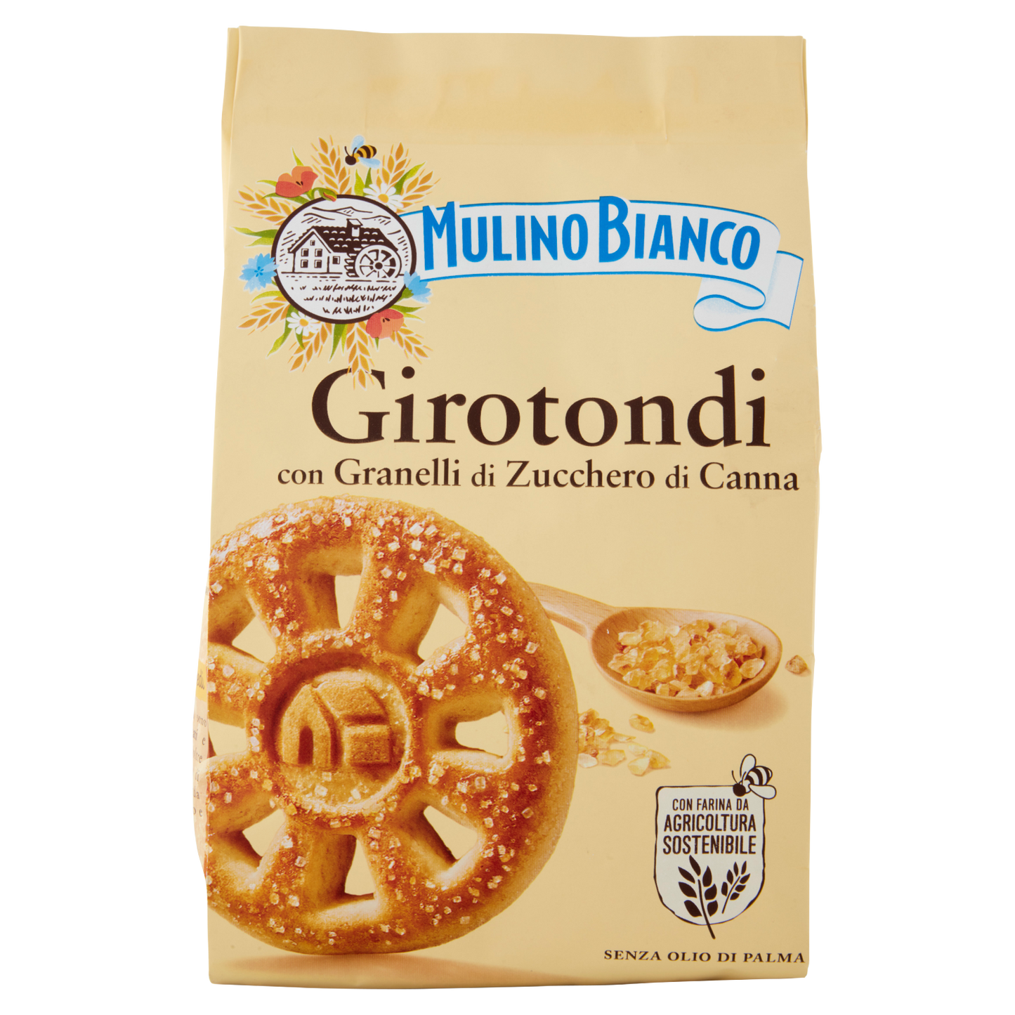 Mulino Bianco Girotondi Biscuits 350g – Italian Cocoa Shortbread Cookies UK