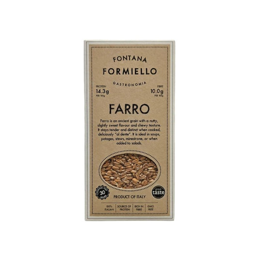 Formiello Farro Grain – Italian Ancient Wheat for Salads & Soups (500g)