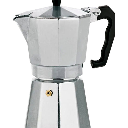 Italian Moka Coffee Maker 6 Cup – Stovetop Espresso Pot (Aluminium)