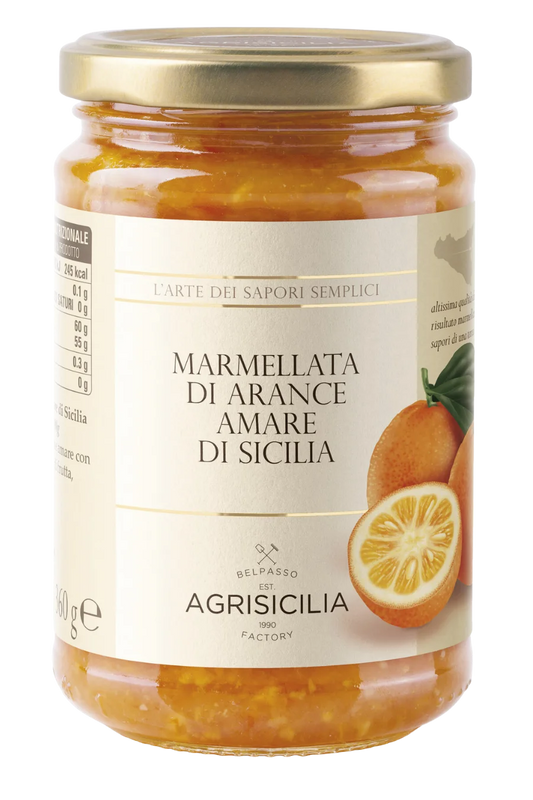 Agrisicilia Bitter Orange Marmalade – Bold Sicilian Citrus Spread (360g)