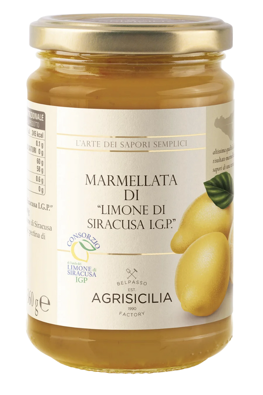 Agrisicilia Lemon Marmalade IGP – Sharp & Zesty Sicilian Citrus (360g)